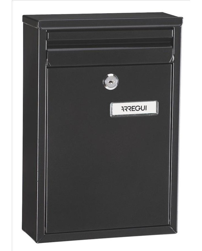 BUZON EXTERIOR ARREGUI ZAGUAN 182X30MM. NEGRO