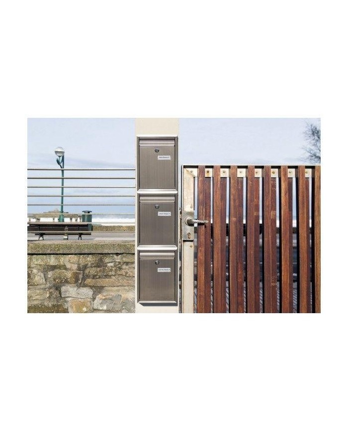 BUZON EXTERIOR ARREGUI ZAGUAN 182X30MM. INOX