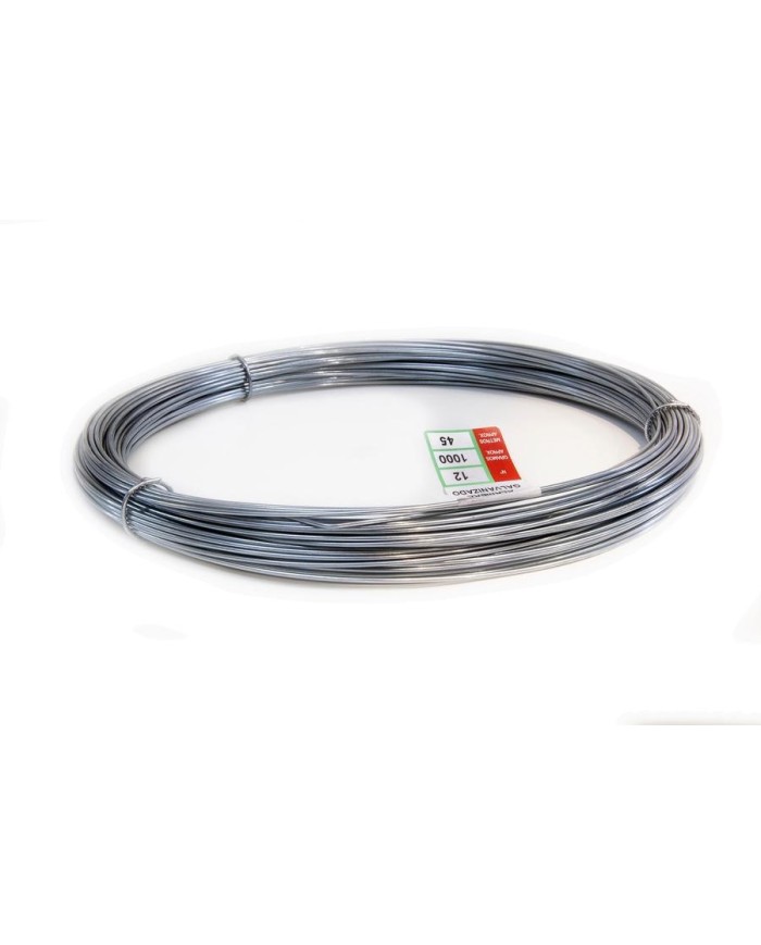 ROLLO ALAMBRE GALVANIZADO 1KG. Nº 8