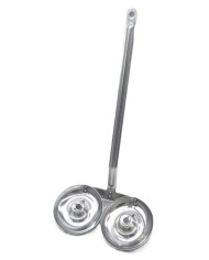 BUÑOLERA ALUMINIO DOBLE 34x15,5x1,8 CMS.