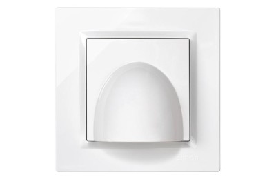 SALIDA CABLE SIMON 10 BLANCO 8'4X8'4X4'5CM.