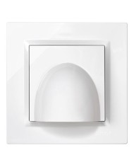 SALIDA CABLE SIMON 10 BLANCO 8'4X8'4X4'5CM.