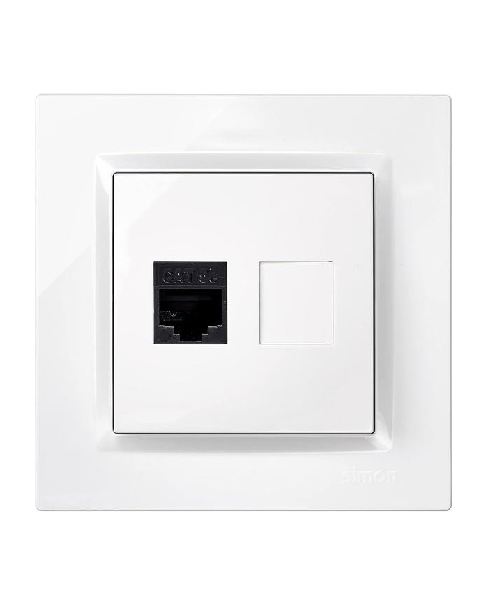 TOMA INTERNET RJ45 SIMON 10 BLANCO 8'4X8'4X4'5CMS. F1090598030