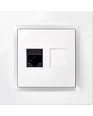 TOMA INTERNET RJ45 SIMON 10 BLANCO 8'4X8'4X4'5CMS. F1090598030