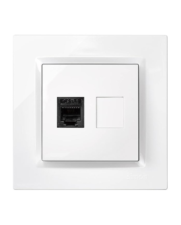 TOMA TELEFONO SIMON 10 BLANCO 8'4X8'4X4'5CMS. F1090480030