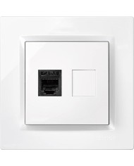 TOMA TELEFONO SIMON 10 BLANCO 8'4X8'4X4'5CMS. F1090480030