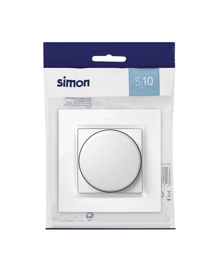 REGULADOR LED SIMON 10 BLANCO 8'4X8'4X4'5CMS. F1090313030