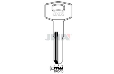 LLAVES BRUTO SEGURIDAD TRO-1D     LATON