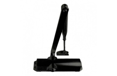 CIERRAPUERTAS LINCE CPA23RN CON RETENEDOR NEGRO (PUERTAS 40 KG).