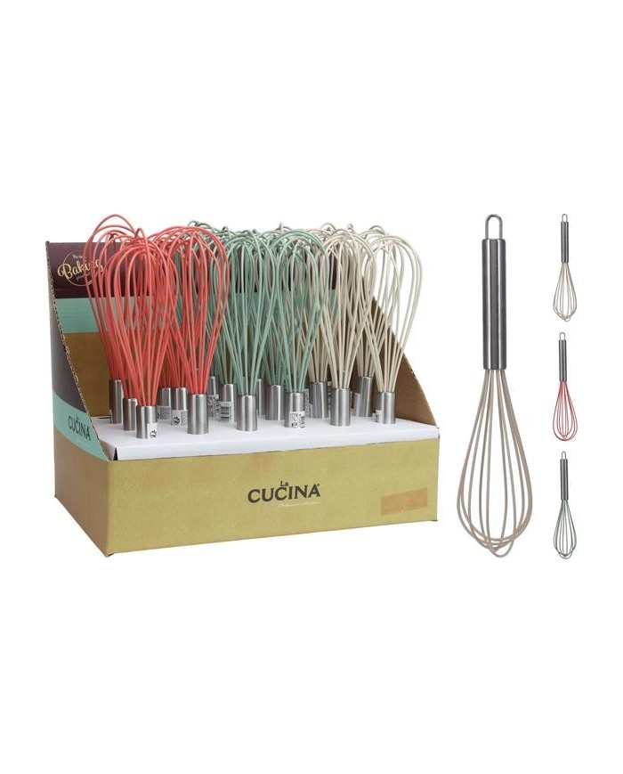BATIDOR SILICONA M/INOX.LA CUCINA (26CM)
