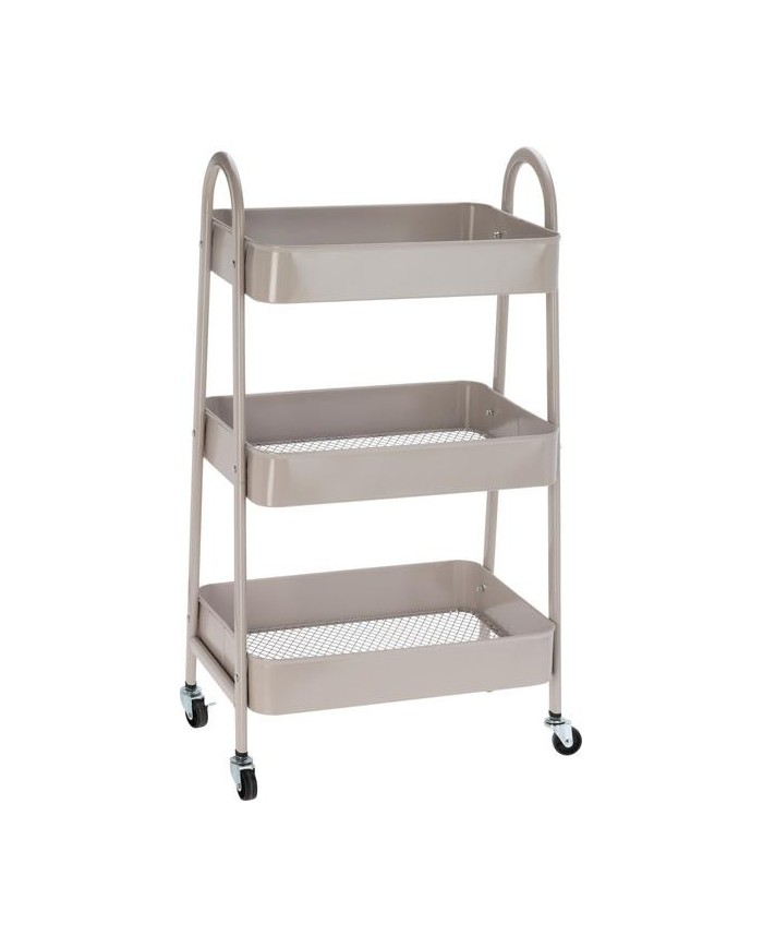 CARRITO COCINA STORAGE GRIS 44X32X80CMS