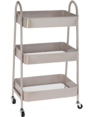 CARRITO COCINA STORAGE GRIS 44X32X80CMS
