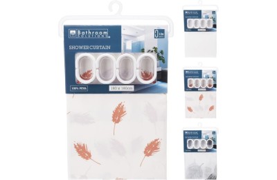 CORTINA BAÑO BATH SOLUTION 180X180 CMS.