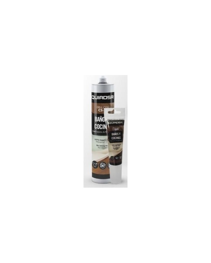 SILICONA ACIDA TUBO 85ML. BLANCA QUIADSA