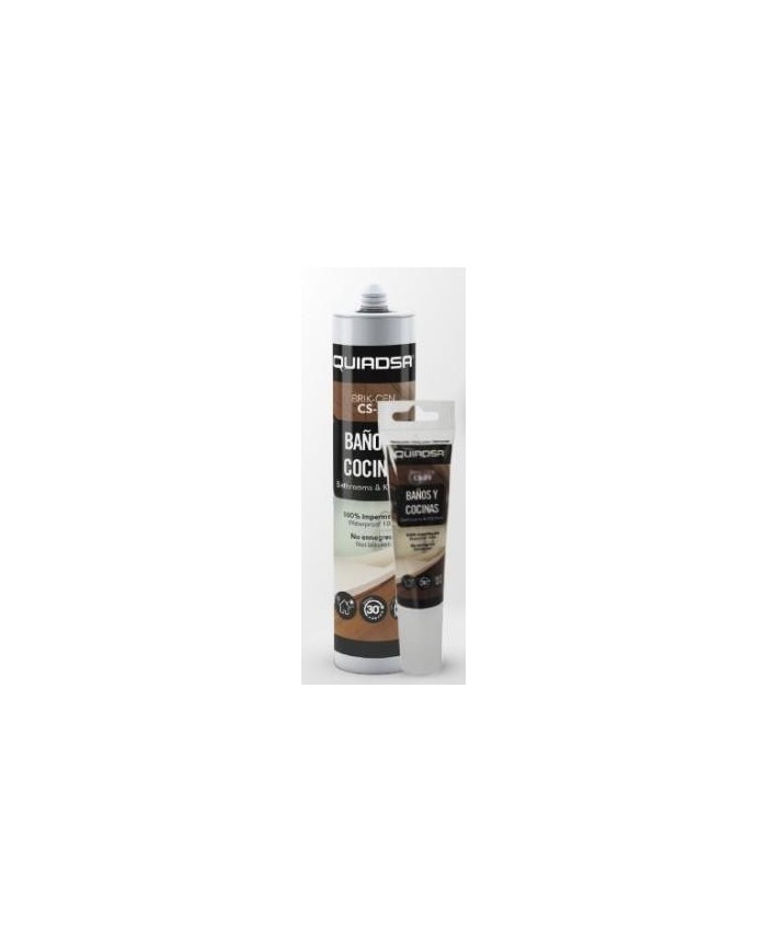 SILICONA BAÑO/COCINA 280ML. BLANCA QUIADSA