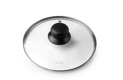 TAPADERA DE CRISTAL IBILI 22 CM.