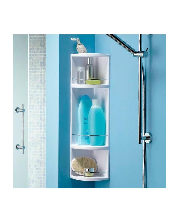 ESTANTE RINCONERA TOYMA BAÑO BLANCO