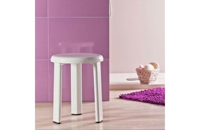 TABURETE TOYMA DE BAÑO BLANCO