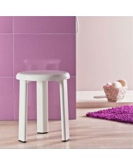 TABURETE TOYMA DE BAÑO BLANCO