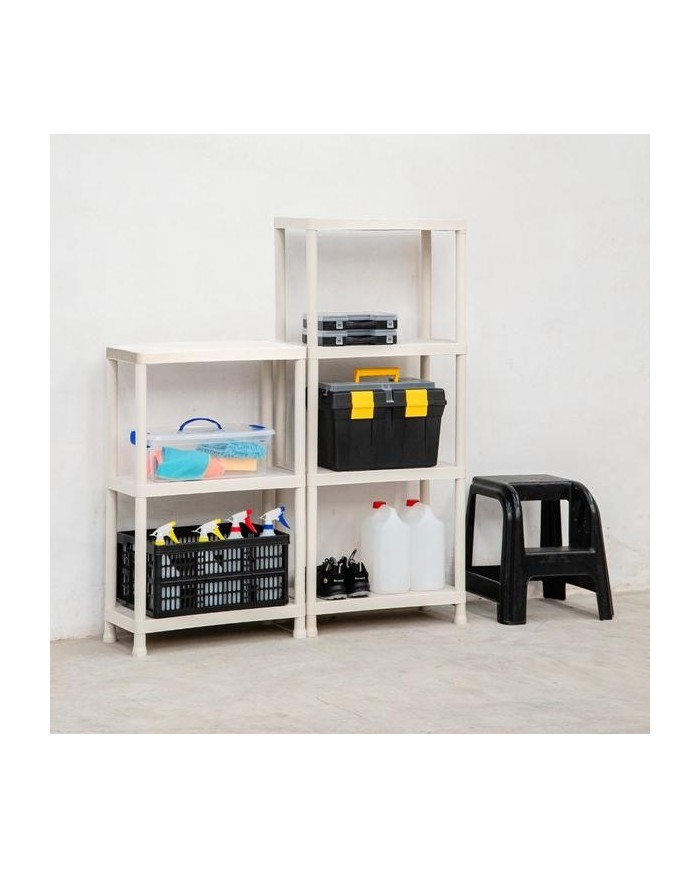 ESTANTERIA PLASTICFORTE 3 BALDAS BEIGE
