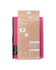 FUNDA MESA PLANCHA ROLSER COTO-FUCSIA 140X55CM.