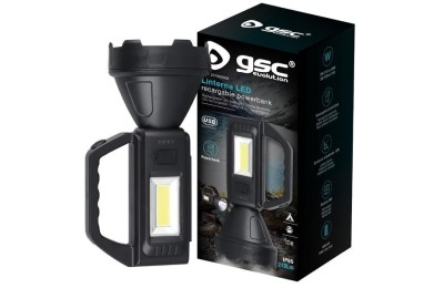 LINTERNA MULTIUSOS 3W.+3W.RECARGABLE GSC