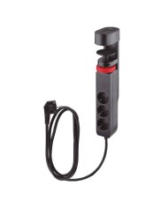 BASE MULTIPLE 4 TOMS T.T. 1,5MTS. ALUMINIO CON INTERRUPTOR 22004