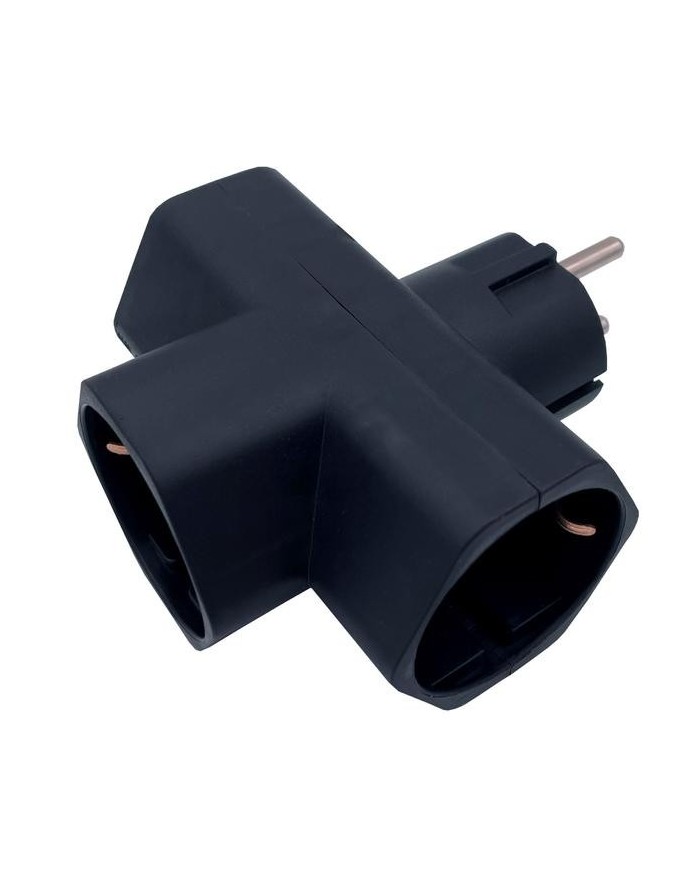 LADRON S/INTERRUPTOR GSC TRIPLE NEGRO 103000030