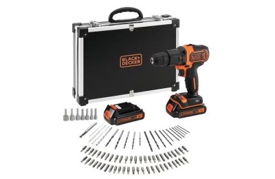 TALADRO PERCUTOR 18V BLACK...