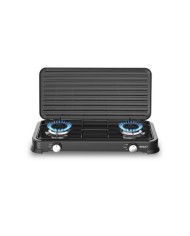 COCINA DE GAS SOGO 2 FUEGOS NEGRO