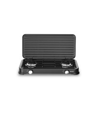 COCINA DE GAS SOGO 2 FUEGOS NEGRO