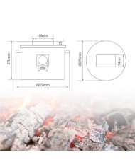 ASPIRADOR CENIZA GSC 800W. 10LTS. 400085003