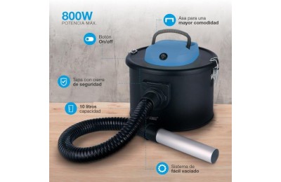ASPIRADOR CENIZA GSC 800W.10L