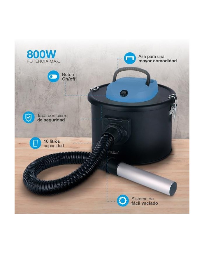 ASPIRADOR CENIZA GSC 800W. 10LTS. 400085003