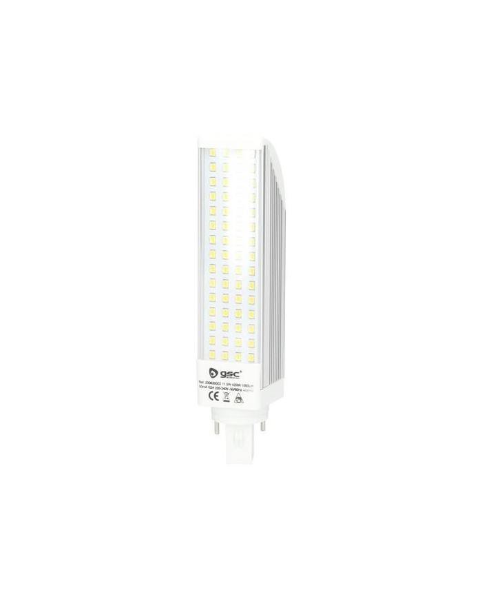 BOMBILLA LED GSC G24 11'4W. 6000K 980 LM (120º)       200630002