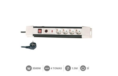 BASE GSC 4 TOMAS T.T.1'5M.INTERRUPTOR