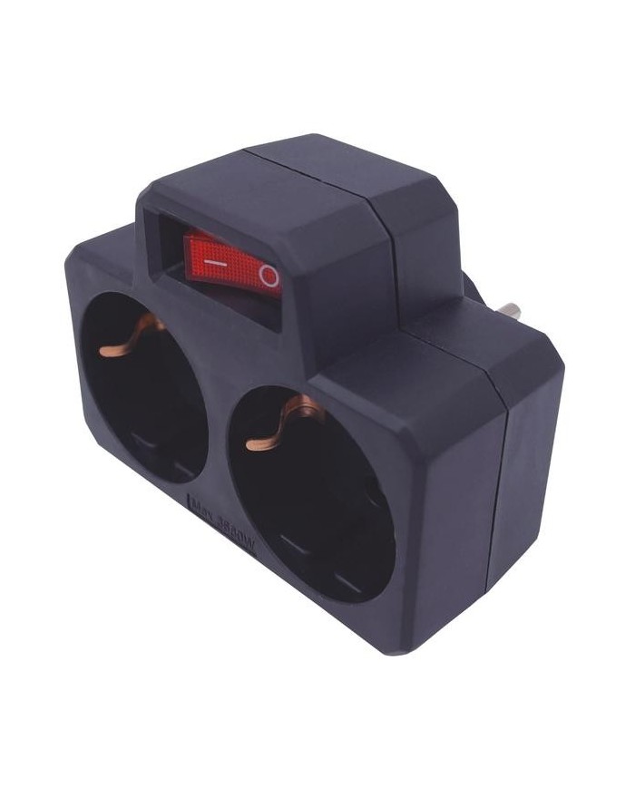 LADRON C/INTERRUPTOR GSC DOBLE NEGRO 103000027        103000027