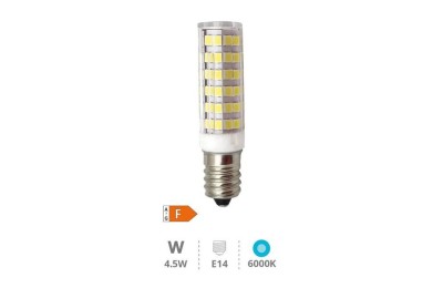BOMBILLA LED GSC E14 4'5W. 6000K 460 LM (360º)
