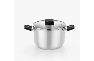 OLLA INOX. MONIX ELITE T/CRISTAL 24 CMS.