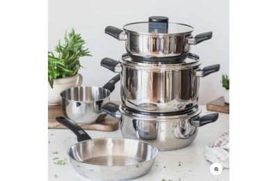 CACEROLA INOX.MONIX ELITE T/CRISTAL 20CM