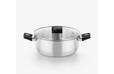 CACEROLA INOX.MONIX ELITE T/CRISTAL 20CM