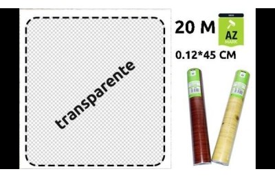 PLASTICO FORRATODO ADH. TRANSPARENTE 45CMS.R/20 MTS.