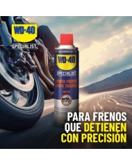 LIMPIA FRENOS WD40 MOTO SPECIALIST 500ML.