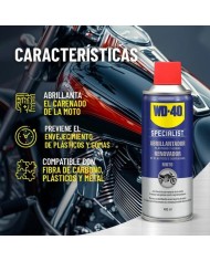 ABRILLANTADOR WD40 MOTO SPECIALIST 400ML.