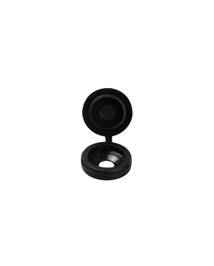 EMBELLECEDOR PLASTICO TORNILLO NEGRO SYSFIX 100U