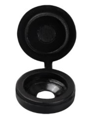 EMBELLECEDOR PLASTICO TORNILLO NEGRO SYSFIX 100U