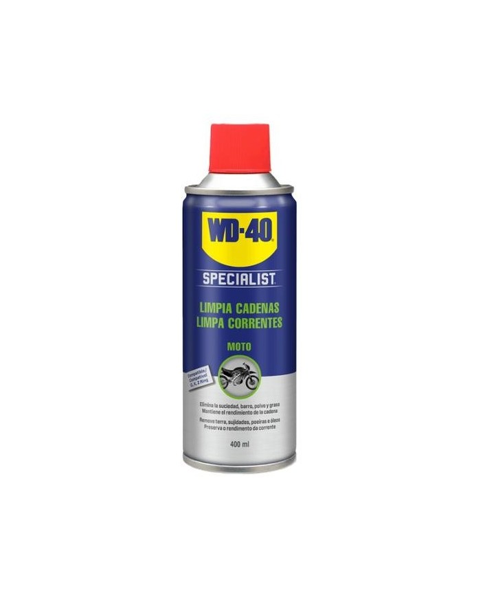 LIMPIA CADENAS WD40 MOTO SPECIALIST 400ML.            34138