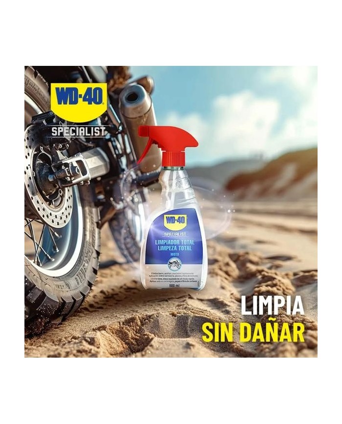LIMPIADOR SPECIALIST MOTO TOTAL WD40 500 ML.
