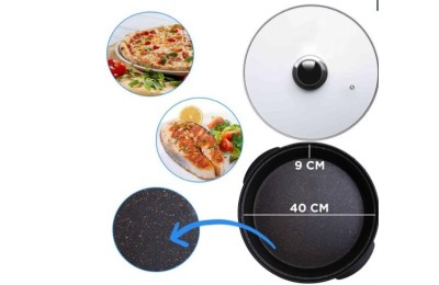 PAELLERA ELECTRICA PIZZA PAN SOGO 42 CMS. 1500W.