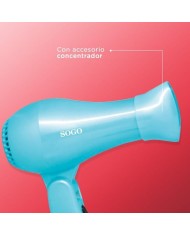 SECADOR DE PELO DE VIAJE SOGO  800 W. AZUL